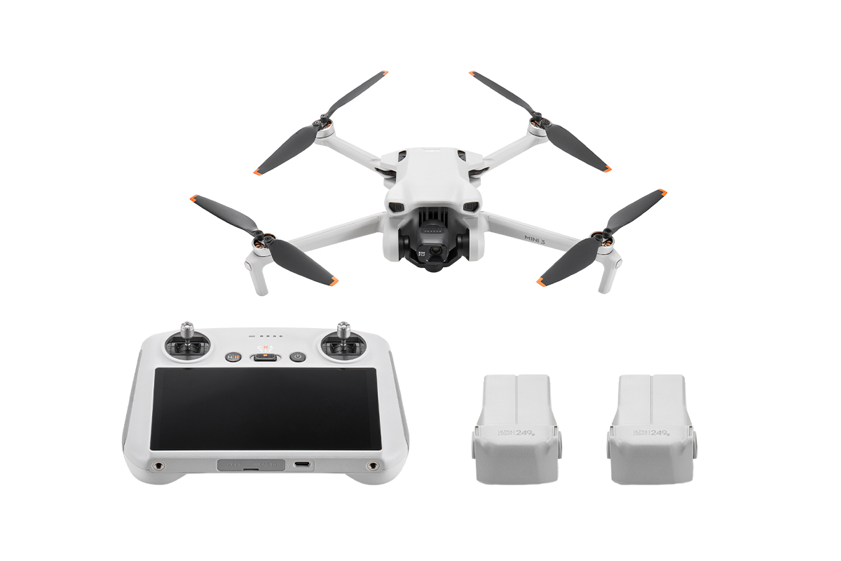 DJI Mini 3 Fly More Combo (DJI RC) Camera Drone 4k HDR 38-min Flight Time